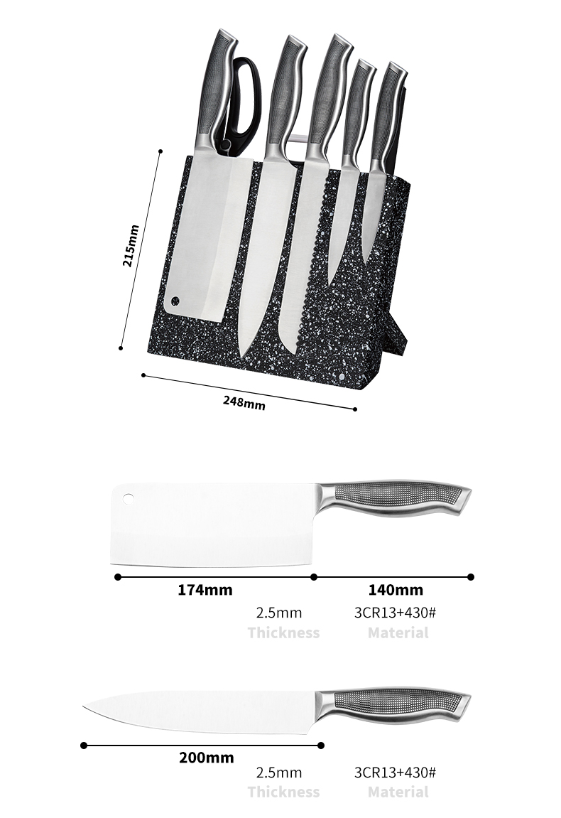 K120-New hot sell 8pcs kitchen knife set-ZX | kitchen knife,Kitchen tools,Silicone Cake Mould,Cutting Board,Baking Tool Sets,Chef Knife,Steak Knife,Slicer knife,Utility Knife,Paring Knife,Knife block,Knife Stand,Santoku Knife,toddler Knife,Plastic Knife,Non Stick Painting Knife,Colorful Knife,Stainless Steel Knife,Can opener,bottle Opener,Tea Strainer,Grater,Egg Beater,Nylon Kitchen tool,Silicone Kitchen Tool,Cookie Cutter,Cooking Knife Set,Knife Sharpener,Peeler,Cake Knife,Cheese Knife,Pizza Knife,Silicone Spatular,Silicone Spoon,Food Tong,Forged knife,Kitchen Scissors,cake baking knives,Children’s Cooking knives,Carving Knife