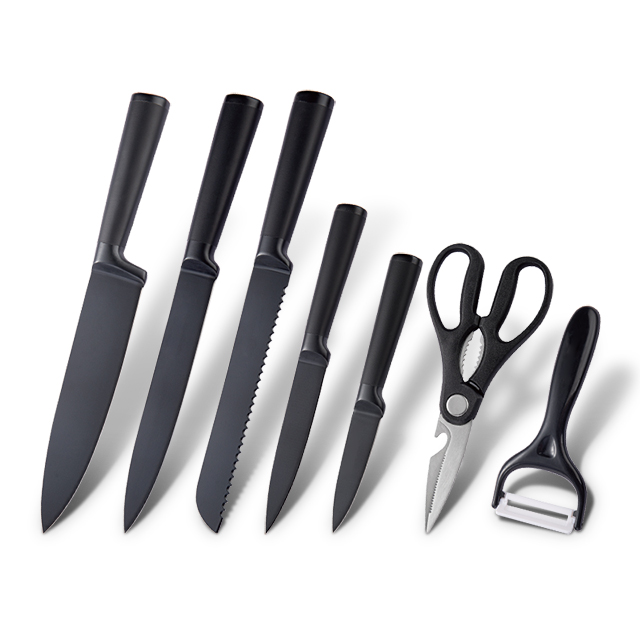 K123-7pcs 3cr13 igwe anaghị agba nchara nwa kichin mma setịpụrụ na acylic ngọngọ-ZX | Mma kichin, ngwa kichin, Silicone Cake Mold, Cutting Board, Ihe Nrụnye Ime, Onye siri nri Knife, Mma Steak, Mma Slicer, Utility Knife, Pering Knife, Knife block, Knife Stand, Santoku Knife, Knife Knife, Plastic Knife, Non stick Paining Mma,Acha mma,mma igwe anaghị agba nchara,nwere ike imeghe, karama Opener,Tea Strainer,Grater,Egg Beater,Nylon Kitchen Tool,Silicone Kitchen Tool,Cookie Cutter,Set Knife Set,Knife Sharpener,Peeler,Cake Knife,Pizza Knife,Cheese Knife Mma,Silicone Spatular,Silicone Spoon,Tong Food,Mma akpara akpa,Isi kichin,Ike na-eme achịcha,Mma esi nri ụmụaka,Mma na-akpụ akpụ