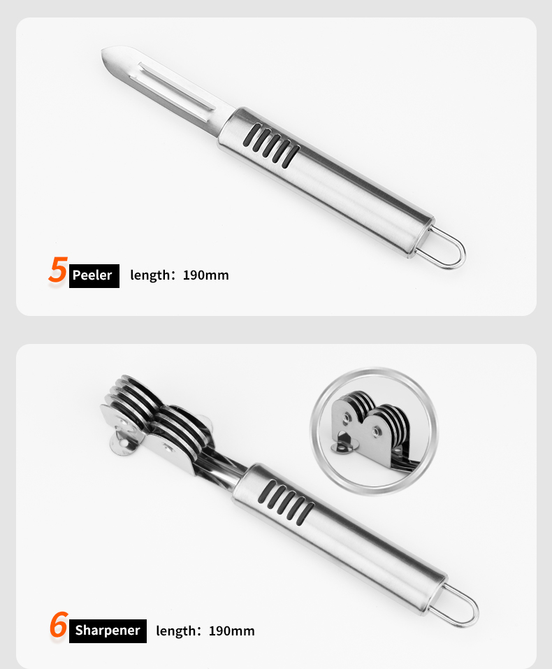 Z032-8 pcs stainless steel kitchen gadgets set-ZX | kitchen knife,Kitchen tools,Silicone Cake Mould,Cutting Board,Baking Tool Sets,Chef Knife,Steak Knife,Slicer knife,Utility Knife,Paring Knife,Knife block,Knife Stand,Santoku Knife,toddler Knife,Plastic Knife,Non Stick Painting Knife,Colorful Knife,Stainless Steel Knife,Can opener,bottle Opener,Tea Strainer,Grater,Egg Beater,Nylon Kitchen tool,Silicone Kitchen Tool,Cookie Cutter,Cooking Knife Set,Knife Sharpener,Peeler,Cake Knife,Cheese Knife,Pizza Knife,Silicone Spatular,Silicone Spoon,Food Tong,Forged knife,Kitchen Scissors,cake baking knives,Children’s Cooking knives,Carving Knife