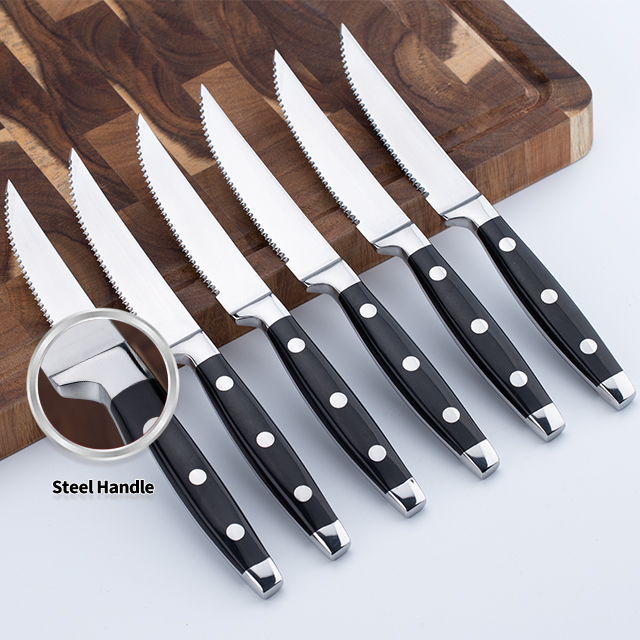 G124-6pcs High quality Stainless steel steak knife-ZX | kitchen knife,Kitchen tools,Silicone Cake Mould,Cutting Board,Baking Tool Sets,Chef Knife,Steak Knife,Slicer knife,Utility Knife,Paring Knife,Knife block,Knife Stand,Santoku Knife,toddler Knife,Plastic Knife,Non Stick Painting Knife,Colorful Knife,Stainless Steel Knife,Can opener,bottle Opener,Tea Strainer,Grater,Egg Beater,Nylon Kitchen tool,Silicone Kitchen Tool,Cookie Cutter,Cooking Knife Set,Knife Sharpener,Peeler,Cake Knife,Cheese Knife,Pizza Knife,Silicone Spatular,Silicone Spoon,Food Tong,Forged knife,Kitchen Scissors,cake baking knives,Children’s Cooking knives,Carving Knife