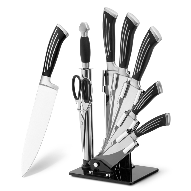 G121-8 high quality 3CR13 kitchen knife set, double cast handle-ZX | kitchen knife,Kitchen tools,Silicone Cake Mould,Cutting Board,Baking Tool Sets,Chef Knife,Steak Knife,Slicer knife,Utility Knife,Paring Knife,Knife block,Knife Stand,Santoku Knife,toddler Knife,Plastic Knife,Non Stick Painting Knife,Colorful Knife,Stainless Steel Knife,Can opener,bottle Opener,Tea Strainer,Grater,Egg Beater,Nylon Kitchen tool,Silicone Kitchen Tool,Cookie Cutter,Cooking Knife Set,Knife Sharpener,Peeler,Cake Knife,Cheese Knife,Pizza Knife,Silicone Spatular,Silicone Spoon,Food Tong,Forged knife,Kitchen Scissors,cake baking knives,Children’s Cooking knives,Carving Knife