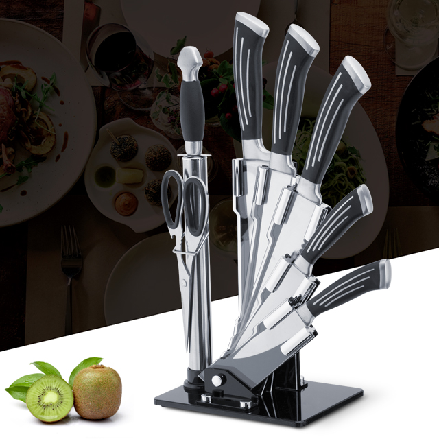 G121-8 high quality 3CR13 kitchen knife set, double cast handle-ZX | kitchen knife,Kitchen tools,Silicone Cake Mould,Cutting Board,Baking Tool Sets,Chef Knife,Steak Knife,Slicer knife,Utility Knife,Paring Knife,Knife block,Knife Stand,Santoku Knife,toddler Knife,Plastic Knife,Non Stick Painting Knife,Colorful Knife,Stainless Steel Knife,Can opener,bottle Opener,Tea Strainer,Grater,Egg Beater,Nylon Kitchen tool,Silicone Kitchen Tool,Cookie Cutter,Cooking Knife Set,Knife Sharpener,Peeler,Cake Knife,Cheese Knife,Pizza Knife,Silicone Spatular,Silicone Spoon,Food Tong,Forged knife,Kitchen Scissors,cake baking knives,Children’s Cooking knives,Carving Knife