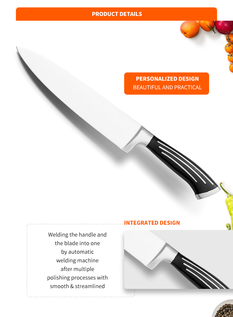 G121-8 high quality 3CR13 kitchen knife set, double cast handle-ZX | kitchen knife,Kitchen tools,Silicone Cake Mould,Cutting Board,Baking Tool Sets,Chef Knife,Steak Knife,Slicer knife,Utility Knife,Paring Knife,Knife block,Knife Stand,Santoku Knife,toddler Knife,Plastic Knife,Non Stick Painting Knife,Colorful Knife,Stainless Steel Knife,Can opener,bottle Opener,Tea Strainer,Grater,Egg Beater,Nylon Kitchen tool,Silicone Kitchen Tool,Cookie Cutter,Cooking Knife Set,Knife Sharpener,Peeler,Cake Knife,Cheese Knife,Pizza Knife,Silicone Spatular,Silicone Spoon,Food Tong,Forged knife,Kitchen Scissors,cake baking knives,Children’s Cooking knives,Carving Knife