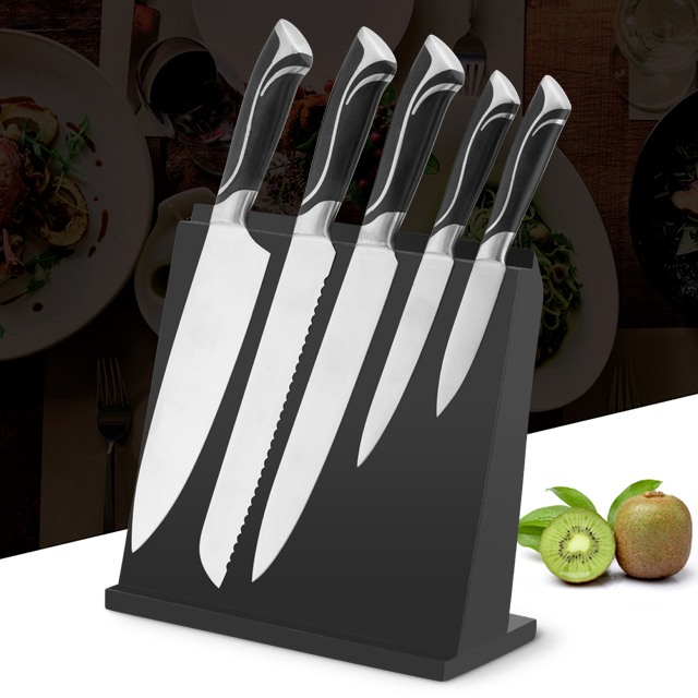 G111-6pcs Popular Design Kitchen Knife Set na may Double Casting Handle at Magnet Block-ZX | kutsilyo sa kusina,Mga tool sa kusina,Silicone Cake Mould,Cutting Board,Baking Tool Sets,Chef Knife,Steak Knife,Slicer knife,Utility Knife,Paring Knife,Knife block,Knife Stand,Santoku Knife,Toddler Knife,Plastic Knife,Non Stick Painting Kutsilyo,Makulay na Kutsilyo,Kutsilyong Stainless Steel,Pambubukas ng lata,Pambubukas ng Bote,Salaan ng Tsaa,Grater,Egg Beater,Nylon Kitchen tool,Silicone Kitchen Tool,Cookie Cutter,Cooking Knife Set,Knife Sharpener,Peeler,Cake Knife,Cheese Knife,Pizza Knife, Silicone Spatular, Silicone Spoon, Food Tong, Forged na kutsilyo, Gunting sa Kusina, mga kutsilyo sa pagbe-bake ng cake, Mga kutsilyo sa pagluluto ng mga bata, Ukit na kutsilyo