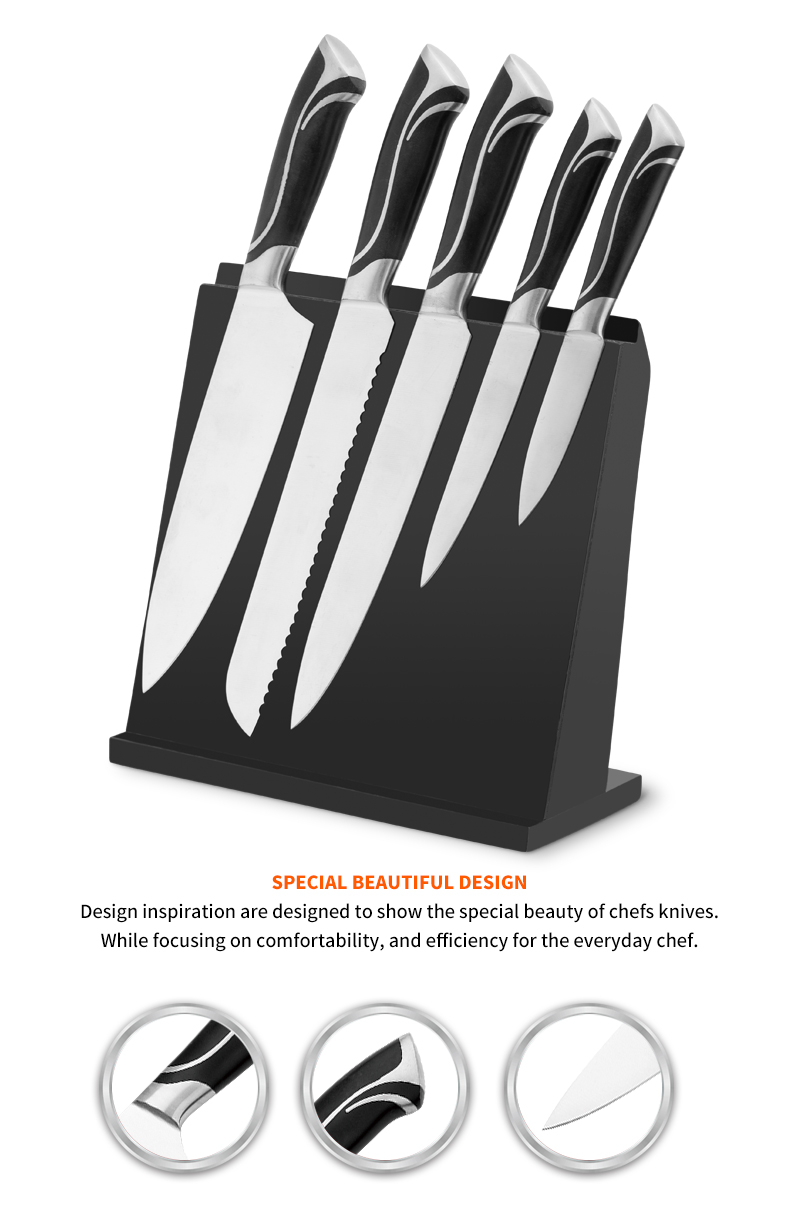 G111-6pcs Popular Design Kitchen Knife Set na may Double Casting Handle at Magnet Block-ZX | kutsilyo sa kusina,Mga tool sa kusina,Silicone Cake Mould,Cutting Board,Baking Tool Sets,Chef Knife,Steak Knife,Slicer knife,Utility Knife,Paring Knife,Knife block,Knife Stand,Santoku Knife,Toddler Knife,Plastic Knife,Non Stick Painting Kutsilyo,Makulay na Kutsilyo,Kutsilyong Stainless Steel,Pambubukas ng lata,Pambubukas ng Bote,Salaan ng Tsaa,Grater,Egg Beater,Nylon Kitchen tool,Silicone Kitchen Tool,Cookie Cutter,Cooking Knife Set,Knife Sharpener,Peeler,Cake Knife,Cheese Knife,Pizza Knife, Silicone Spatular, Silicone Spoon, Food Tong, Forged na kutsilyo, Gunting sa Kusina, mga kutsilyo sa pagbe-bake ng cake, Mga kutsilyo sa pagluluto ng mga bata, Ukit na kutsilyo