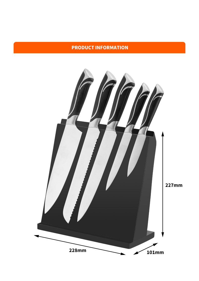 ست چاقوی آشپزخانه طرح محبوب G111-6pcs با دسته دوبل ریخته گری و مگنت بلوک-ZX | چاقوی آشپزخانه، ابزار آشپزخانه، قالب کیک سیلیکونی، تخته برش، مجموعه ابزار پخت، چاقوی سرآشپز، چاقوی استیک، چاقوی برش دهنده، چاقوی کاربردی، چاقوی جداکننده، بلوک چاقو، پایه چاقو، چاقوی سانتوکو، چاقوی کودک نوپا، چاقوی پلاستیکی، چاقوی پلاستیکی چاقو، چاقوی رنگارنگ، چاقوی استیل ضد زنگ، درب بازکن قوطی، درب بازکن بطری، صافی چای، رنده، تخم مرغ کوب، ابزار آشپزخانه نایلونی، ابزار آشپزخانه سیلیکونی، کاتر شیرینی، ست چاقوی پخت و پز، چاقو تیزکن، پوست کن، کیک زنیفی چاقو، کاردک سیلیکونی، قاشق سیلیکونی، تانگ غذا، چاقوی آهنگری، قیچی آشپزخانه، چاقوی پخت کیک، چاقوی آشپزی کودکان، چاقوی حکاکی