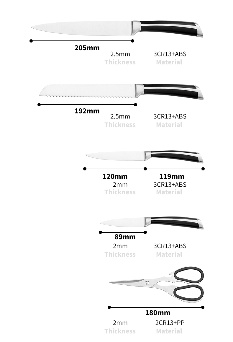 G118-Nouveau design 8pcs ensemble de couteaux de chef de cuisine en acier inoxydable avec bloc acrylique-ZX | couteau de cuisine, ustensiles de cuisine, moule à gâteau en silicone, planche à découper, ensembles d'outils de cuisson, couteau de chef, couteau à steak, couteau à trancher, couteau utilitaire, couteau d'office, bloc de couteaux, support de couteau, couteau Santoku, couteau pour tout-petits, couteau en plastique, peinture antiadhésive Couteau, couteau coloré, couteau en acier inoxydable, ouvre-boîte, ouvre-bouteille, passoire à thé, râpe, batteur à œufs, outil de cuisine en nylon, outil de cuisine en silicone, emporte-pièce, ensemble de couteaux de cuisine, aiguiseur de couteau, éplucheur, couteau à gâteau, couteau à fromage, pizza Couteau, spatule en silicone, cuillère en silicone, pince alimentaire, couteau forgé, ciseaux de cuisine, couteaux à gâteaux, couteaux de cuisine pour enfants, couteau à découper