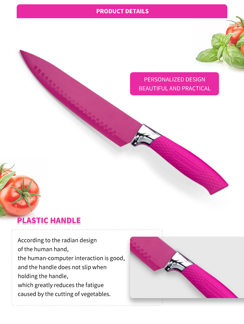 S144-Stainless Steel 6 PCS Colored Kitchen Knives Set With Block-ZX | កាំបិតផ្ទះបាយ, ឧបករណ៍ផ្ទះបាយ, ផ្សិតស៊ីលីកុន, ក្តារកាត់, សំណុំឧបករណ៍ដុតនំ, កាំបិតចុងភៅ, កាំបិតស្ទីក, កាំបិតកាត់, កាំបិតឧបករណ៍ប្រើប្រាស់, កាំបិតកាត់, ប្លុកកាំបិត, កាំបិតឈរ, កាំបិត Santoku, កាំបិតកុមារតូច, កាំបិតផ្លាស្ទិច, ថ្នាំលាបមិនស្អិត កាំបិត, កាំបិតចម្រុះពណ៌, កាំបិតដែកអ៊ីណុក, ប្រដាប់បើកកំប៉ុង, ឧបករណ៍បើកដប, ម៉ាស៊ីនចំរោះតែ, grater, ម៉ាស៊ីនវាយស៊ុត, ឧបករណ៍ផ្ទះបាយនីឡុង, ឧបករណ៍ផ្ទះបាយស៊ីលីកុន, ឧបករណ៍កាត់ខូឃី, ឈុតកាំបិតធ្វើម្ហូប, កាំបិតមុតស្រួច, Peeler, កាំបិតនំខេក, កាំបិតឈីស, កាំបិត, ស៊ីលីកុន Spatular, ស្លាបព្រាស៊ីលីកុន, អណ្តាតអាហារ, កាំបិតក្លែងក្លាយ, កន្ត្រៃផ្ទះបាយ, កាំបិតដុតនំ, កាំបិតធ្វើម្ហូបរបស់កុមារ, កាំបិតឆ្លាក់