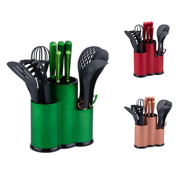 KC001-New Arrival 13 pcs 3CR13 stainless steel kitchen utensil knife set with block-ZX | kitchen knife,Kitchen tools,Silicone Cake Mould,Cutting Board,Baking Tool Sets,Chef Knife,Steak Knife,Slicer knife,Utility Knife,Paring Knife,Knife block,Knife Stand,Santoku Knife,toddler Knife,Plastic Knife,Non Stick Painting Knife,Colorful Knife,Stainless Steel Knife,Can opener,bottle Opener,Tea Strainer,Grater,Egg Beater,Nylon Kitchen tool,Silicone Kitchen Tool,Cookie Cutter,Cooking Knife Set,Knife Sharpener,Peeler,Cake Knife,Cheese Knife,Pizza Knife,Silicone Spatular,Silicone Spoon,Food Tong,Forged knife,Kitchen Scissors,cake baking knives,Children’s Cooking knives,Carving Knife