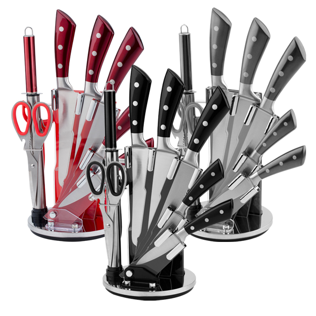 K124-Hot sale 8 pcs 3cr13 430 hindi kinakalawang na asero kitchen chef knife set na may scissor peeler-ZX | kutsilyo sa kusina,Mga tool sa kusina,Silicone Cake Mould,Cutting Board,Baking Tool Sets,Chef Knife,Steak Knife,Slicer knife,Utility Knife,Paring Knife,Knife block,Knife Stand,Santoku Knife,Toddler Knife,Plastic Knife,Non Stick Painting Kutsilyo,Makulay na Kutsilyo,Kutsilyong Stainless Steel,Pambubukas ng lata,Pambubukas ng Bote,Salaan ng Tsaa,Grater,Egg Beater,Nylon Kitchen tool,Silicone Kitchen Tool,Cookie Cutter,Cooking Knife Set,Knife Sharpener,Peeler,Cake Knife,Cheese Knife,Pizza Kutsilyo, Silicone Spatular, Silicone Spoon, Food Tong, Forged na kutsilyo, Gunting sa Kusina, kutsilyo para sa pagbe-bake ng cake, Mga kutsilyo sa pagluluto ng mga bata, Ukit na kutsilyo