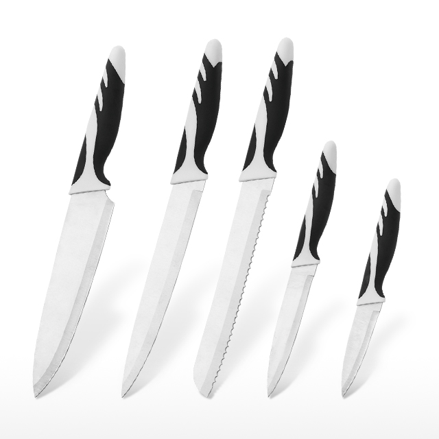 S106-Private Label 5 pcs 3cr13 Stainless Steel kitchen knife set with block-ZX | kitchen knife,Kitchen tools,Silicone Cake Mould,Cutting Board,Baking Tool Sets,Chef Knife,Steak Knife,Slicer knife,Utility Knife,Paring Knife,Knife block,Knife Stand,Santoku Knife,toddler Knife,Plastic Knife,Non Stick Painting Knife,Colorful Knife,Stainless Steel Knife,Can opener,bottle Opener,Tea Strainer,Grater,Egg Beater,Nylon Kitchen tool,Silicone Kitchen Tool,Cookie Cutter,Cooking Knife Set,Knife Sharpener,Peeler,Cake Knife,Cheese Knife,Pizza Knife,Silicone Spatular,Silicone Spoon,Food Tong,Forged knife,Kitchen Scissors,cake baking knives,Children’s Cooking knives,Carving Knife