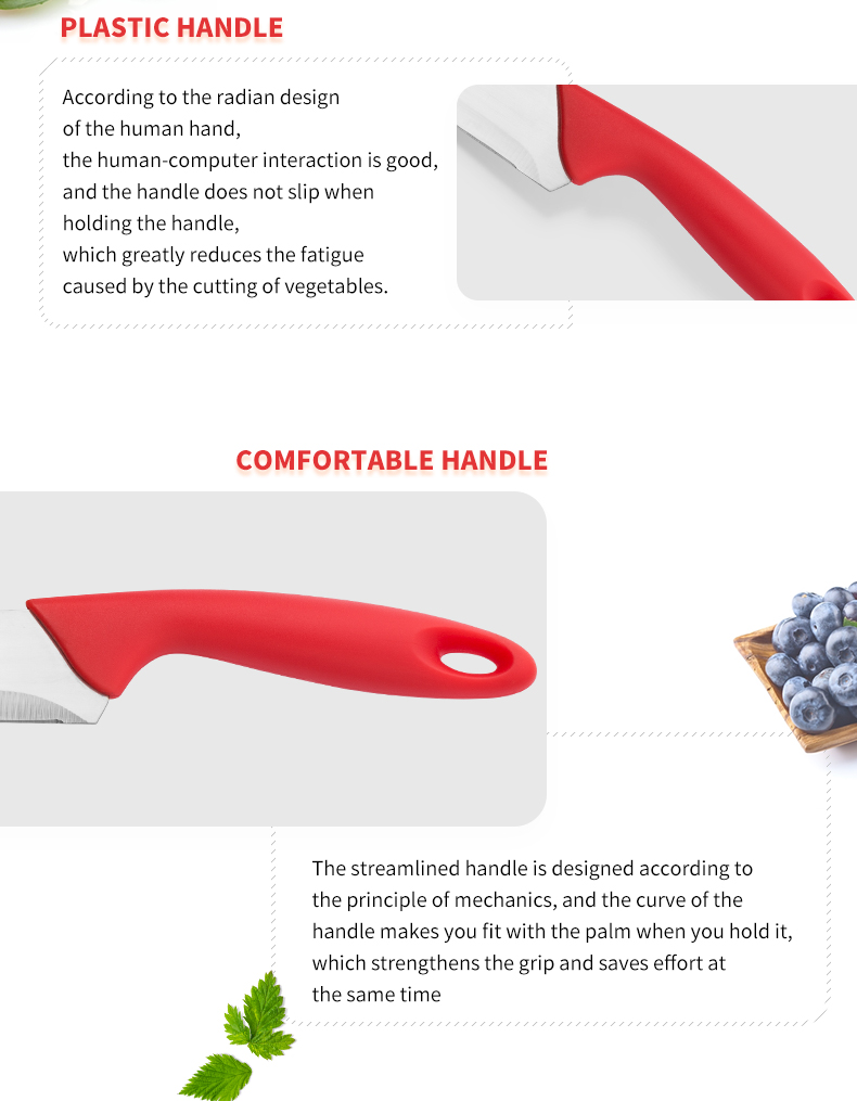 S129-OEM Factory multifunctionele keukenmessenset met plastic handvat voor thuiskeuken-ZX | keukenmes, keukengereedschap, siliconen cakevorm, snijplank, bakgereedschapsets, koksmes, steakmes, snijmes, gereedschapsmes, schilmesje, messenblok, messenstandaard, santokumes, peutermes, plastic mes, niet-klevend schilderen Mes, Kleurrijk mes, Roestvrijstalen mes, Blikopener, flesopener, Theezeefje, Rasp, Eierklopper, Nylon keukengereedschap, Siliconen keukengereedschap, Koekjessnijder, Kookmessenset, Messenslijper, Dunschiller, Taartmes, Kaasmes, Pizza Mes, siliconen spatel, siliconen lepel, voedseltang, gesmeed mes, keukenschaar, cakebakmessen, kookmessen voor kinderen, vleesmes