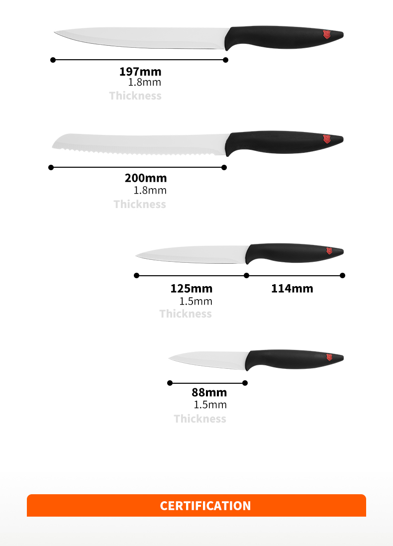 S131-New Arrival Multifunctional Stainless Steel 7pcs Kitchen Knife Set with Plastic Handle-ZX | kitchen knife,Kitchen tools,Silicone Cake Mould,Cutting Board,Baking Tool Sets,Chef Knife,Steak Knife,Slicer knife,Utility Knife,Paring Knife,Knife block,Knife Stand,Santoku Knife,toddler Knife,Plastic Knife,Non Stick Painting Knife,Colorful Knife,Stainless Steel Knife,Can opener,bottle Opener,Tea Strainer,Grater,Egg Beater,Nylon Kitchen tool,Silicone Kitchen Tool,Cookie Cutter,Cooking Knife Set,Knife Sharpener,Peeler,Cake Knife,Cheese Knife,Pizza Knife,Silicone Spatular,Silicone Spoon,Food Tong,Forged knife,Kitchen Scissors,cake baking knives,Children’s Cooking knives,Carving Knife