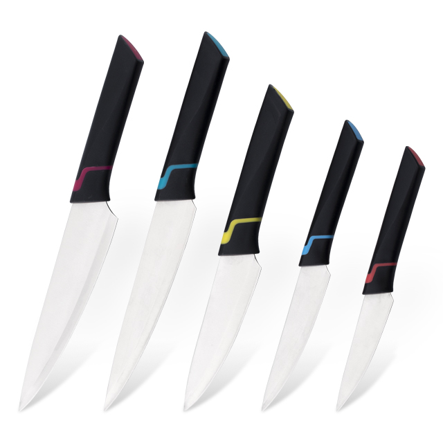 S140-New design plastic handle kitchen knife set-ZX | kitchen knife,Kitchen tools,Silicone Cake Mould,Cutting Board,Baking Tool Sets,Chef Knife,Steak Knife,Slicer knife,Utility Knife,Paring Knife,Knife block,Knife Stand,Santoku Knife,toddler Knife,Plastic Knife,Non Stick Painting Knife,Colorful Knife,Stainless Steel Knife,Can opener,bottle Opener,Tea Strainer,Grater,Egg Beater,Nylon Kitchen tool,Silicone Kitchen Tool,Cookie Cutter,Cooking Knife Set,Knife Sharpener,Peeler,Cake Knife,Cheese Knife,Pizza Knife,Silicone Spatular,Silicone Spoon,Food Tong,Forged knife,Kitchen Scissors,cake baking knives,Children’s Cooking knives,Carving Knife