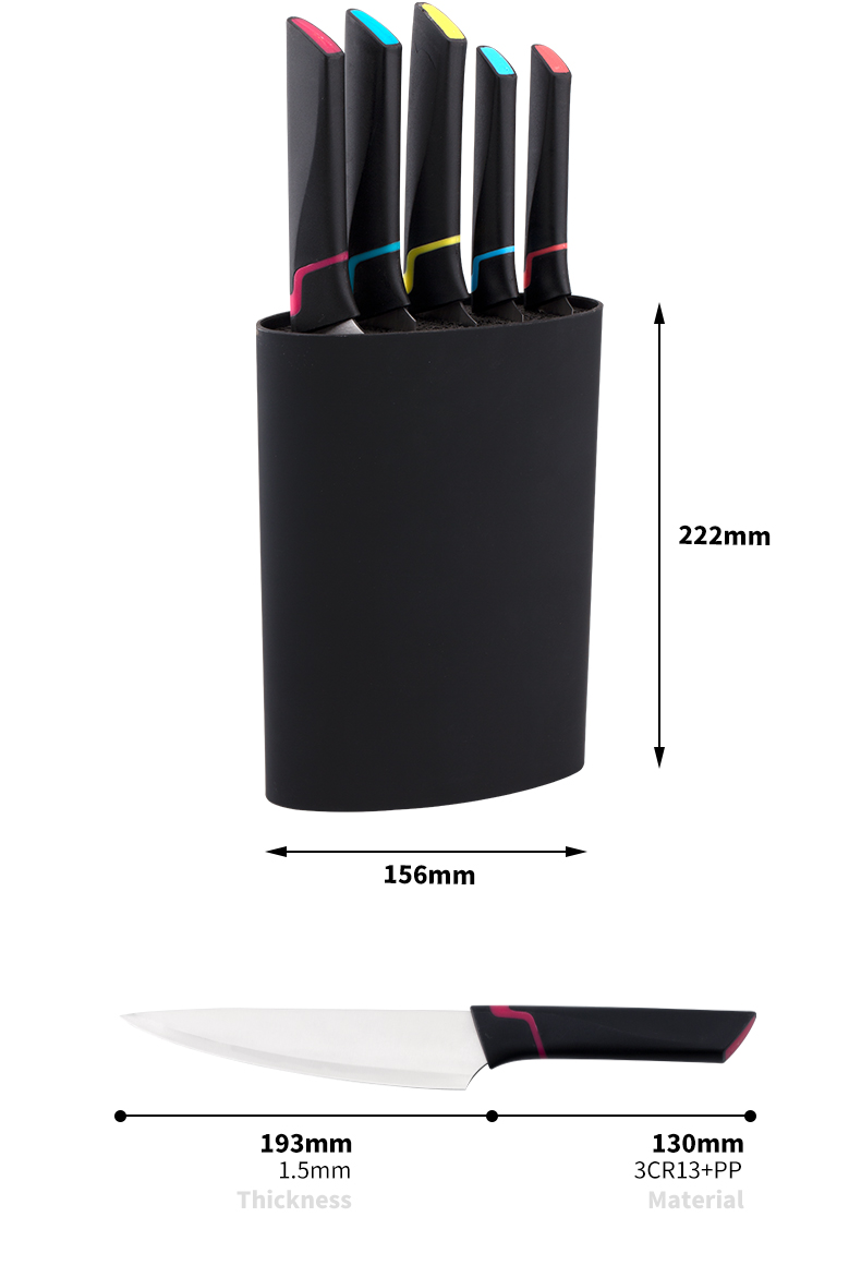 S140-New design plastic handle kitchen knife set-ZX | kitchen knife,Kitchen tools,Silicone Cake Mould,Cutting Board,Baking Tool Sets,Chef Knife,Steak Knife,Slicer knife,Utility Knife,Paring Knife,Knife block,Knife Stand,Santoku Knife,toddler Knife,Plastic Knife,Non Stick Painting Knife,Colorful Knife,Stainless Steel Knife,Can opener,bottle Opener,Tea Strainer,Grater,Egg Beater,Nylon Kitchen tool,Silicone Kitchen Tool,Cookie Cutter,Cooking Knife Set,Knife Sharpener,Peeler,Cake Knife,Cheese Knife,Pizza Knife,Silicone Spatular,Silicone Spoon,Food Tong,Forged knife,Kitchen Scissors,cake baking knives,Children’s Cooking knives,Carving Knife