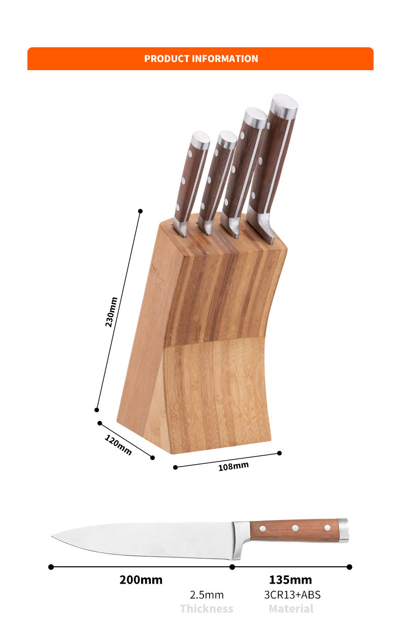 G101-High quality Casting and wood handle kitchen knife set-ZX | kitchen knife,Kitchen tools,Silicone Cake Mould,Cutting Board,Baking Tool Sets,Chef Knife,Steak Knife,Slicer knife,Utility Knife,Paring Knife,Knife block,Knife Stand,Santoku Knife,toddler Knife,Plastic Knife,Non Stick Painting Knife,Colorful Knife,Stainless Steel Knife,Can opener,bottle Opener,Tea Strainer,Grater,Egg Beater,Nylon Kitchen tool,Silicone Kitchen Tool,Cookie Cutter,Cooking Knife Set,Knife Sharpener,Peeler,Cake Knife,Cheese Knife,Pizza Knife,Silicone Spatular,Silicone Spoon,Food Tong,Forged knife,Kitchen Scissors,cake baking knives,Children’s Cooking knives,Carving Knife