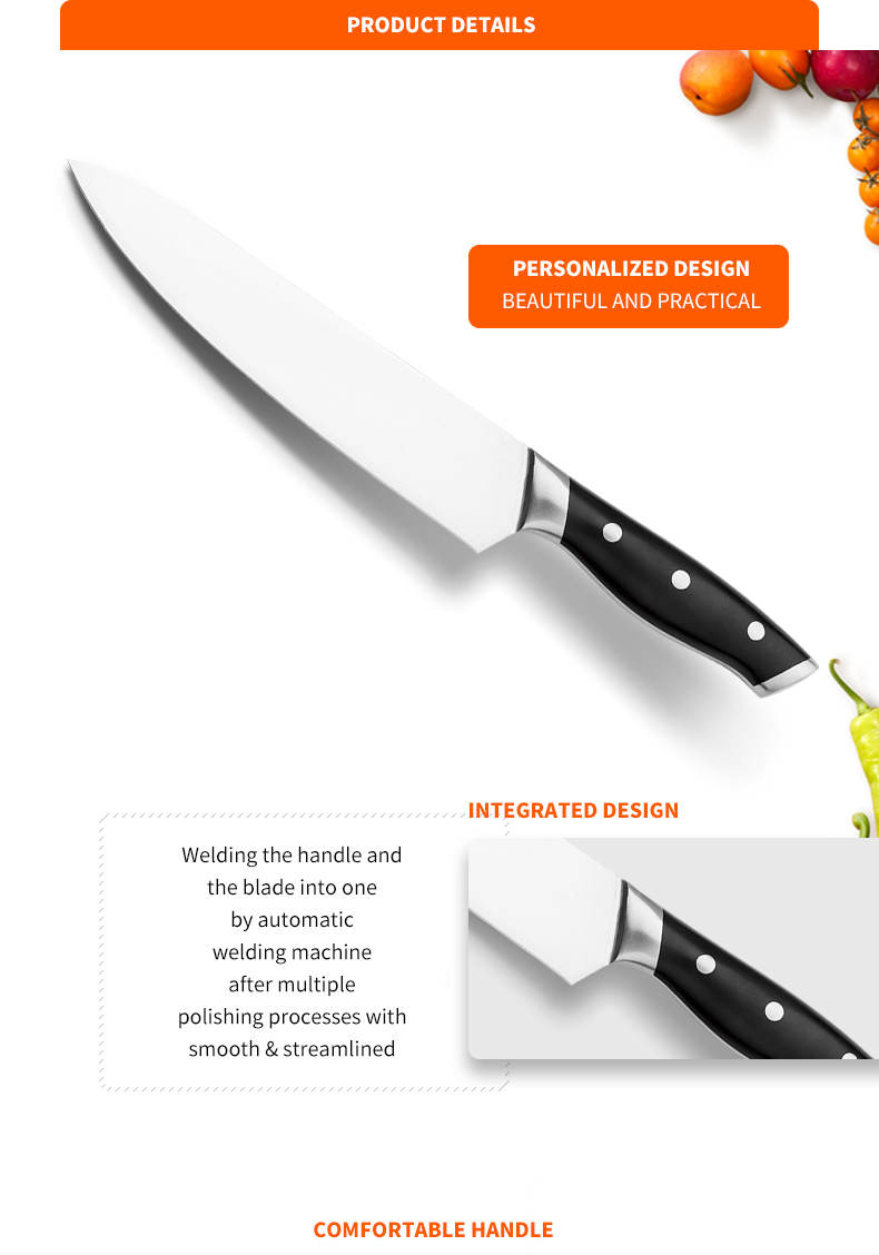 G102-3CR13 wysokiej jakości zestaw noży kuchennych-ZX | nóż kuchenny, narzędzia kuchenne, silikonowa forma do ciasta, deska do krojenia, zestawy narzędzi do pieczenia, nóż szefa kuchni, nóż do steków, nóż do krajalnic, nóż użytkowy, nóż do obierania, blok na noże, stojak na noże, nóż Santoku, nóż dla małych dzieci, nóż z tworzywa sztucznego, malowanie nieprzywierające Nóż, kolorowy nóż, nóż ze stali nierdzewnej, otwieracz do puszek, otwieracz do butelek, sitko do herbaty, tarka, trzepaczka do jajek, nylonowe narzędzie kuchenne, silikonowe narzędzie kuchenne, foremka do ciastek, zestaw noży do gotowania, ostrzałka do noży, obieraczka, nóż do ciasta, nóż do sera, pizza Nóż, łopatka silikonowa, łyżka silikonowa, szczypce do jedzenia, nóż kuty, nożyczki kuchenne, noże do pieczenia ciast, noże kuchenne dla dzieci, nóż do rzeźbienia