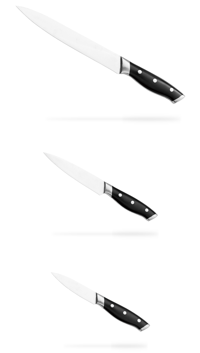 G102-3CR13 υψηλής ποιότητας σετ μαχαιριών κουζίνας-ZX | Μαχαίρι κουζίνας, Εργαλεία κουζίνας, Φόρμα για κέικ σιλικόνης, Κοπτική σανίδα, Σετ εργαλείων ψησίματος, Μαχαίρι σεφ, Μαχαίρι μπριζόλας, Μαχαίρι κοπής, Χρησιμοτικό μαχαίρι, Μαχαίρι κοπής, Μπλοκ μαχαιριού, Βάση μαχαιριού, Μαχαίρι Santoku, Μαχαίρι για μικρά παιδιά, Πλαστικό μαχαίρι Μαχαίρι, Πολύχρωμο Μαχαίρι, Μαχαίρι από ανοξείδωτο ατσάλι, Ανοιχτήρι κονσερβών, Ανοιχτήρι μπουκαλιών, Σίτα τσαγιού, Τρίφτης, Αυγοδάρτης, Εργαλείο κουζίνας από νάιλον, Εργαλείο κουζίνας σιλικόνης, Κόπτης για μπισκότα, Σετ μαχαιριών μαγειρικής, Ξυντήρι μαχαιριών, Αποφλοιωτής, Κέικεζνιφέ Μαχαίρι, Σπάτουλα σιλικόνης, Κουτάλι σιλικόνης, Τόνγκ φαγητού, Σφυρήλατο μαχαίρι, Ψαλίδι κουζίνας, μαχαίρια ψησίματος κέικ, Παιδικά μαχαίρια μαγειρικής, μαχαίρι σκαλίσματος