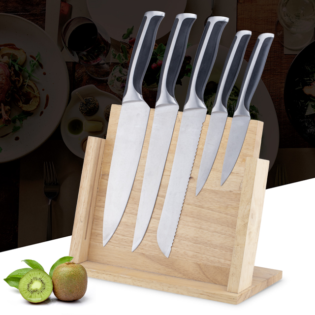 G104-6PCS kitchen knife set with double casting handle，Wood Magnetic knife holder-ZX | kitchen knife,Kitchen tools,Silicone Cake Mould,Cutting Board,Baking Tool Sets,Chef Knife,Steak Knife,Slicer knife,Utility Knife,Paring Knife,Knife block,Knife Stand,Santoku Knife,toddler Knife,Plastic Knife,Non Stick Painting Knife,Colorful Knife,Stainless Steel Knife,Can opener,bottle Opener,Tea Strainer,Grater,Egg Beater,Nylon Kitchen tool,Silicone Kitchen Tool,Cookie Cutter,Cooking Knife Set,Knife Sharpener,Peeler,Cake Knife,Cheese Knife,Pizza Knife,Silicone Spatular,Silicone Spoon,Food Tong,Forged knife,Kitchen Scissors,cake baking knives,Children’s Cooking knives,Carving Knife