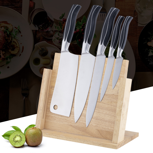 G107-Professional 6 pcs 3cr13 Stainless Steel Chef Knives kitchen knife set with wood block-ZX | kitchen knife,Kitchen tools,Silicone Cake Mould,Cutting Board,Baking Tool Sets,Chef Knife,Steak Knife,Slicer knife,Utility Knife,Paring Knife,Knife block,Knife Stand,Santoku Knife,toddler Knife,Plastic Knife,Non Stick Painting Knife,Colorful Knife,Stainless Steel Knife,Can opener,bottle Opener,Tea Strainer,Grater,Egg Beater,Nylon Kitchen tool,Silicone Kitchen Tool,Cookie Cutter,Cooking Knife Set,Knife Sharpener,Peeler,Cake Knife,Cheese Knife,Pizza Knife,Silicone Spatular,Silicone Spoon,Food Tong,Forged knife,Kitchen Scissors,cake baking knives,Children’s Cooking knives,Carving Knife