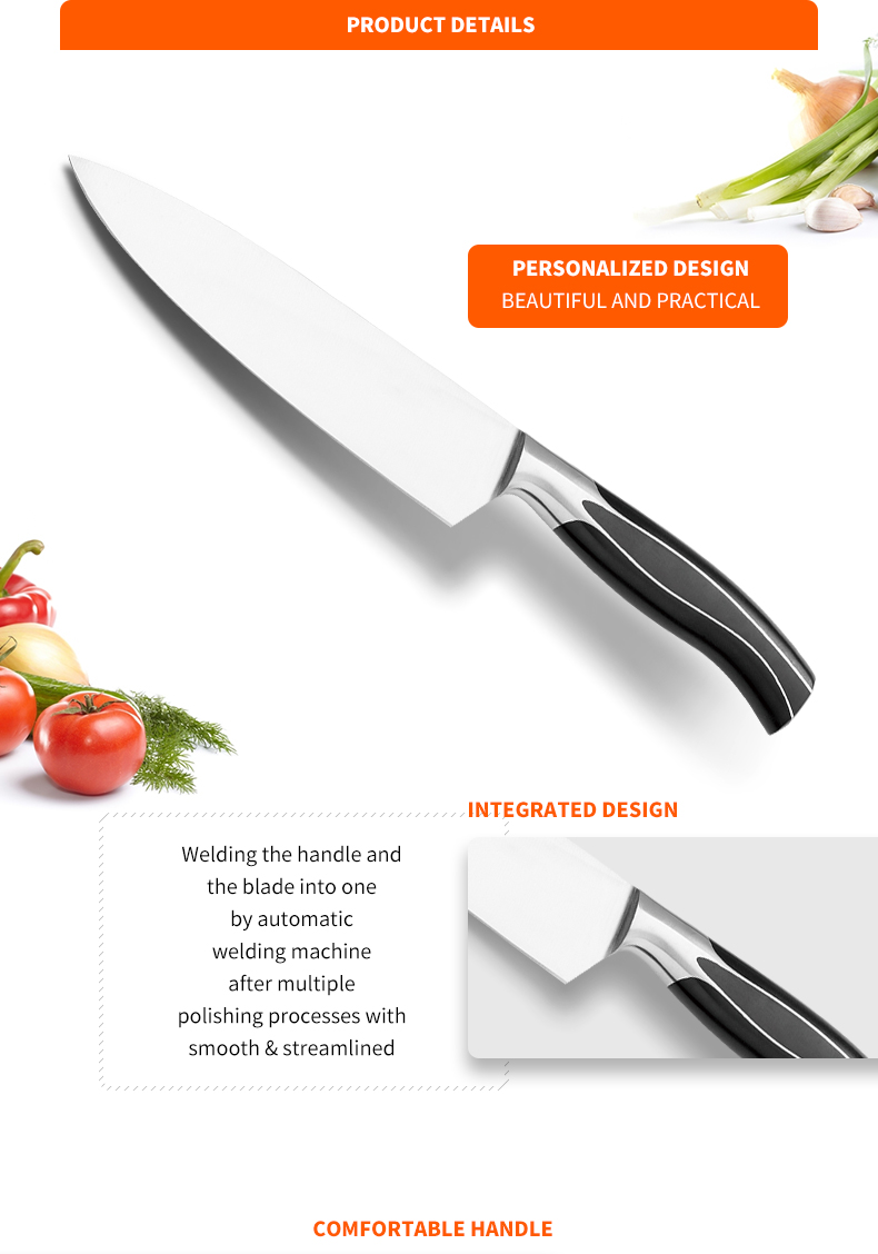 G107-Professional 6 pcs 3cr13 Stainless Steel Chef Knives kitchen knife set with wood block-ZX | kitchen knife,Kitchen tools,Silicone Cake Mould,Cutting Board,Baking Tool Sets,Chef Knife,Steak Knife,Slicer knife,Utility Knife,Paring Knife,Knife block,Knife Stand,Santoku Knife,toddler Knife,Plastic Knife,Non Stick Painting Knife,Colorful Knife,Stainless Steel Knife,Can opener,bottle Opener,Tea Strainer,Grater,Egg Beater,Nylon Kitchen tool,Silicone Kitchen Tool,Cookie Cutter,Cooking Knife Set,Knife Sharpener,Peeler,Cake Knife,Cheese Knife,Pizza Knife,Silicone Spatular,Silicone Spoon,Food Tong,Forged knife,Kitchen Scissors,cake baking knives,Children’s Cooking knives,Carving Knife