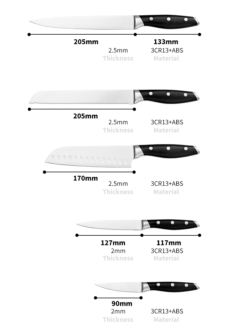 G109-6pcs Hot Sale High Quality Kitchen Knives Chef Kitchen Knife Set with Magnet Block-ZX | kitchen knife,Kitchen tools,Silicone Cake Mould,Cutting Board,Baking Tool Sets,Chef Knife,Steak Knife,Slicer knife,Utility Knife,Paring Knife,Knife block,Knife Stand,Santoku Knife,toddler Knife,Plastic Knife,Non Stick Painting Knife,Colorful Knife,Stainless Steel Knife,Can opener,bottle Opener,Tea Strainer,Grater,Egg Beater,Nylon Kitchen tool,Silicone Kitchen Tool,Cookie Cutter,Cooking Knife Set,Knife Sharpener,Peeler,Cake Knife,Cheese Knife,Pizza Knife,Silicone Spatular,Silicone Spoon,Food Tong,Forged knife,Kitchen Scissors,cake baking knives,Children’s Cooking knives,Carving Knife