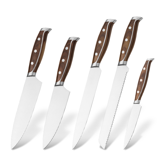 5pcs 3cr13 kitchen knife set na may double casting handle, wood block-ZX | kutsilyo sa kusina,Mga tool sa kusina,Silicone Cake Mould,Cutting Board,Baking Tool Sets,Chef Knife,Steak Knife,Slicer knife,Utility Knife,Paring Knife,Knife block,Knife Stand,Santoku Knife,Toddler Knife,Plastic Knife,Non Stick Painting Kutsilyo,Makulay na Kutsilyo,Kutsilyong Stainless Steel,Pambubukas ng lata,Pambubukas ng Bote,Salaan ng Tsaa,Grater,Egg Beater,Nylon Kitchen tool,Silicone Kitchen Tool,Cookie Cutter,Cooking Knife Set,Knife Sharpener,Peeler,Cake Knife,Cheese Knife,Pizza Kutsilyo, Silicone Spatular, Silicone Spoon, Food Tong, Forged na kutsilyo, Gunting sa Kusina, kutsilyo para sa pagbe-bake ng cake, Mga kutsilyo sa pagluluto ng mga bata, Ukit na kutsilyo