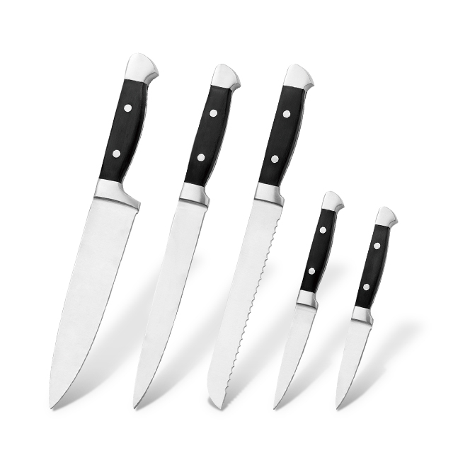 5 stk rustfritt stål japanske kniver kokk kjøkkenkniv sett med bambusblokk-ZX | kjøkkenkniv, kjøkkenverktøy, silikonkakeform, skjærebrett, bakeverktøysett, kokkekniv, biffkniv, skjærekniv, verktøykniv, skjærekniv, knivblokk, knivstativ, Santoku-kniv, småbarnskniv, plastkniv, non-stick maling Kniv, fargerik kniv, rustfri stålkniv, boksåpner, flaskeåpner, tesil, rivjern, eggvisper, kjøkkenverktøy i nylon, kjøkkenverktøy i silikon, cookie cutter, kokeknivsett, knivsliper, skreller, kakekniv, ostekniv, pizza Kniv, silikon spatel, silikonskje, mattang, smidd kniv, kjøkkensaks, kakebakekniver, kokekniver for barn, utskjæringskniv