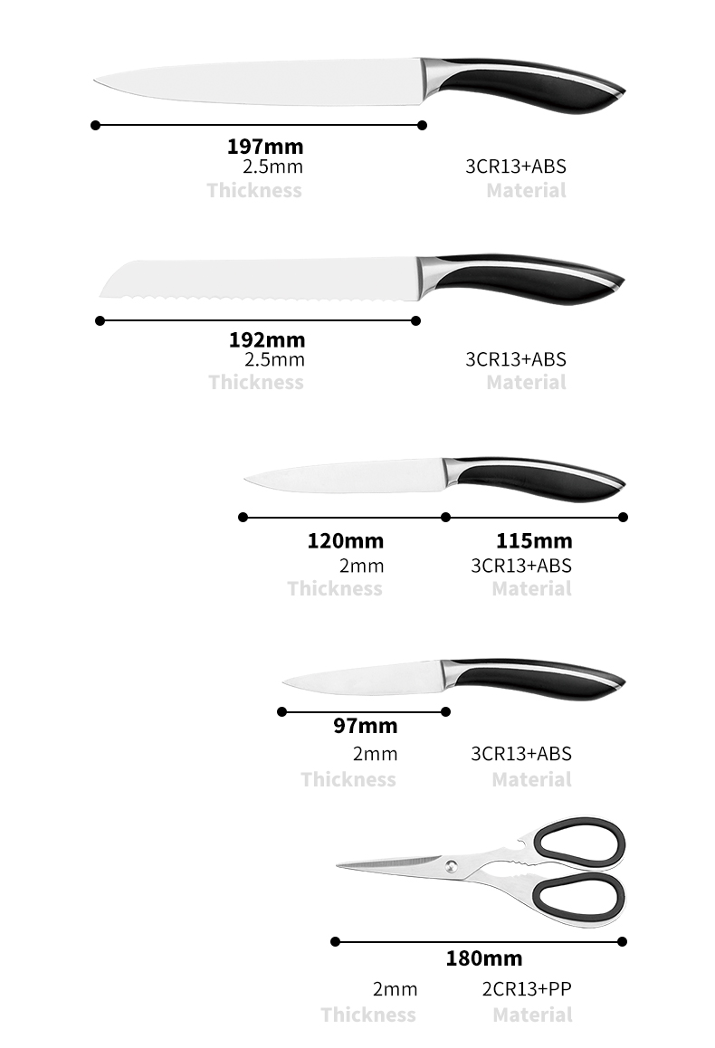 G119-Premium 8 ชิ้น 3cr13 สแตนเลสปอกผลไม้ครัวกรรไกรชุดมีดทำครัวกับ acylic block-ZX | มีดทำครัว, เครื่องมือทำครัว, แม่พิมพ์เค้กซิลิโคน, เขียง, ชุดเครื่องมืออบ, มีดเชฟ, มีดสเต็ก, มีดหั่น, มีดยูทิลิตี้, มีดปอกเปลือก, บล็อกมีด, ที่วางมีด, มีด Santoku, มีดเด็กวัยหัดเดิน, มีดพลาสติก, ภาพวาดไม่ติด มีด, มีดหลากสี, มีดสแตนเลส, ที่เปิดกระป๋อง, ที่เปิดขวด, ที่กรองชา, ขูด, เครื่องตีไข่, เครื่องมือทำครัวไนลอน, เครื่องมือครัวซิลิโคน, เครื่องตัดคุกกี้, ชุดมีดทำครัว, ที่ลับมีด, ปอก, มีดเค้ก, มีดชีส, พิซซ่า มีด, ไม้พายซิลิโคน, ช้อนซิลิโคน, ที่คีบอาหาร, มีดฟอร์จ, กรรไกรครัว, มีดอบเค้ก, มีดทำอาหารสำหรับเด็ก, มีดแกะสลัก