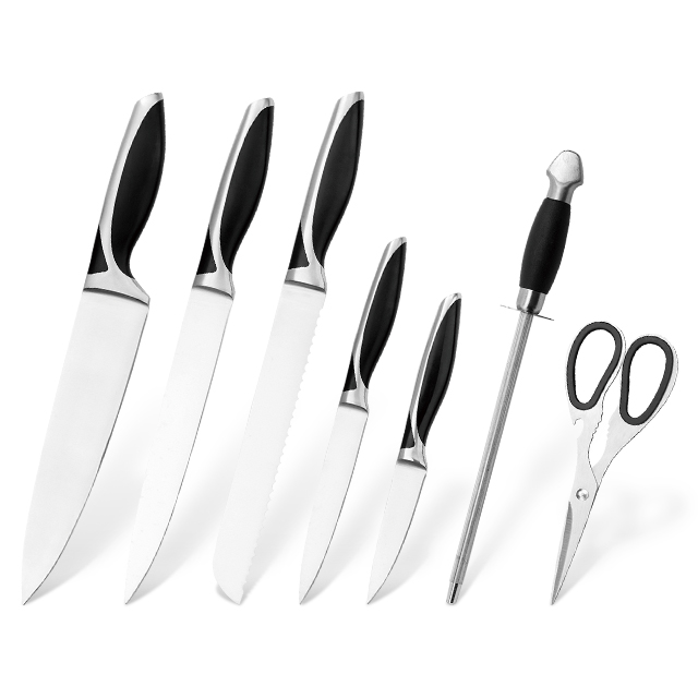 G122-8PCS 3CR13 stainless steel kitchen knife set knives-ZX | kitchen knife,Kitchen tools,Silicone Cake Mould,Cutting Board,Baking Tool Sets,Chef Knife,Steak Knife,Slicer knife,Utility Knife,Paring Knife,Knife block,Knife Stand,Santoku Knife,toddler Knife,Plastic Knife,Non Stick Painting Knife,Colorful Knife,Stainless Steel Knife,Can opener,bottle Opener,Tea Strainer,Grater,Egg Beater,Nylon Kitchen tool,Silicone Kitchen Tool,Cookie Cutter,Cooking Knife Set,Knife Sharpener,Peeler,Cake Knife,Cheese Knife,Pizza Knife,Silicone Spatular,Silicone Spoon,Food Tong,Forged knife,Kitchen Scissors,cake baking knives,Children’s Cooking knives,Carving Knife