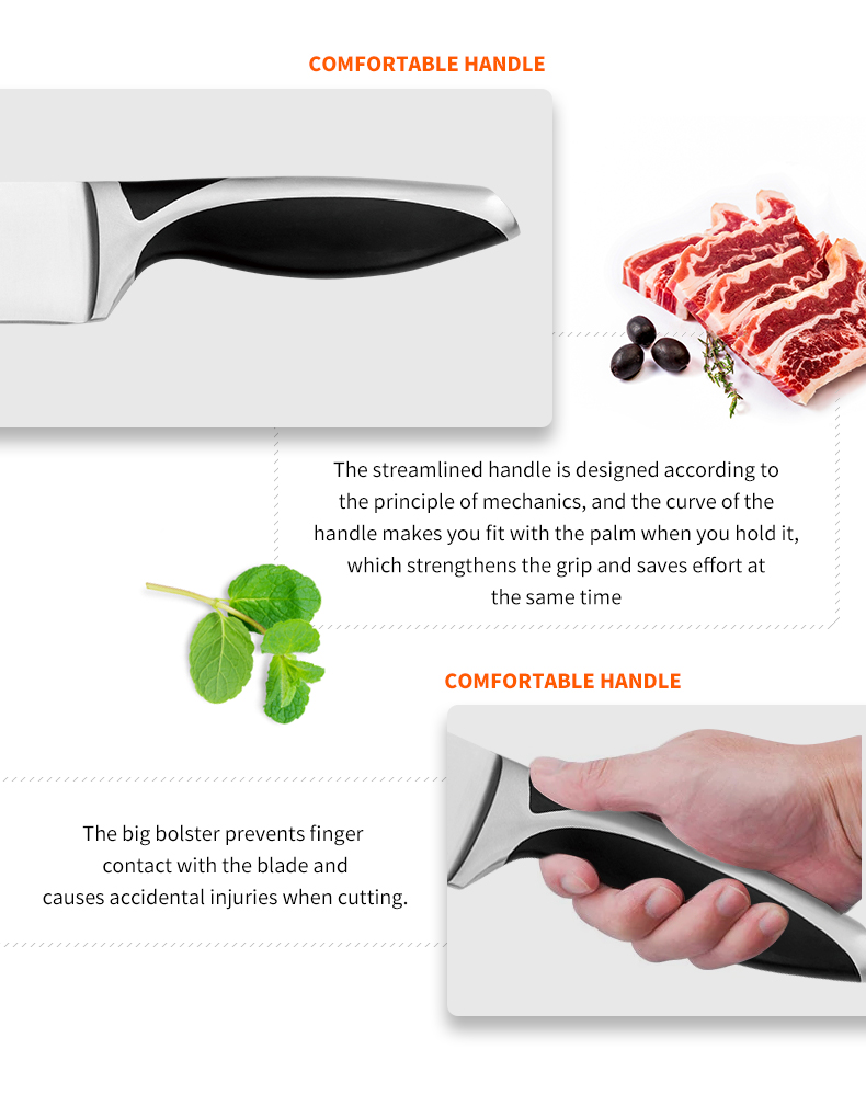 G122-8PCS 3CR13 stainless steel kitchen knife set knives-ZX | kitchen knife,Kitchen tools,Silicone Cake Mould,Cutting Board,Baking Tool Sets,Chef Knife,Steak Knife,Slicer knife,Utility Knife,Paring Knife,Knife block,Knife Stand,Santoku Knife,toddler Knife,Plastic Knife,Non Stick Painting Knife,Colorful Knife,Stainless Steel Knife,Can opener,bottle Opener,Tea Strainer,Grater,Egg Beater,Nylon Kitchen tool,Silicone Kitchen Tool,Cookie Cutter,Cooking Knife Set,Knife Sharpener,Peeler,Cake Knife,Cheese Knife,Pizza Knife,Silicone Spatular,Silicone Spoon,Food Tong,Forged knife,Kitchen Scissors,cake baking knives,Children’s Cooking knives,Carving Knife