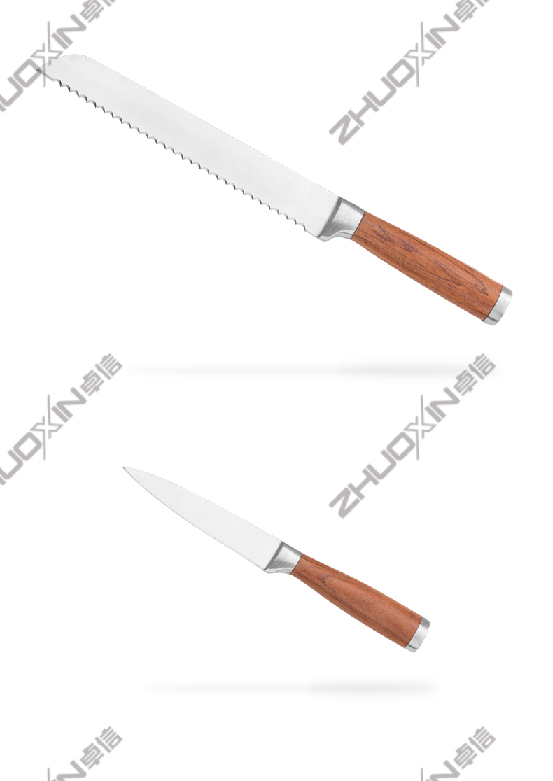G116-Висока якість 6 шт. 3cr13 з нержавіючої сталі набір кухонних ножів з ациловим блоком-ZX | кухонний ніж, кухонні інструменти, силіконова форма для торта, обробна дошка, набори інструментів для випічки, кухарський ніж, ніж для стейків, ніж для слайсерів, канцелярський ніж, ніж для очищення, блок ножа, підставка для ножів, ніж Santoku, ніж для малюків, пластиковий ніж для нарізки, Ніж, різнокольоровий ніж, ніж з нержавіючої сталі, відкривачка для консервів, відкривачка для пляшок, ситечко для чаю, терка, збивалка для яєць, нейлоновий кухонний інструмент, силіконовий кухонний інструмент, різак для печива, набір ножів для кулінарії, точилка для ножів, очисниця, ніж для торта, нож для пирога, Ніж, силіконова лопатка, силіконова ложка, щипці для їжі, кований ніж, кухонні ножиці, ножі для випічки тортів, дитячі кулінарні ножі, ніж для різьблення